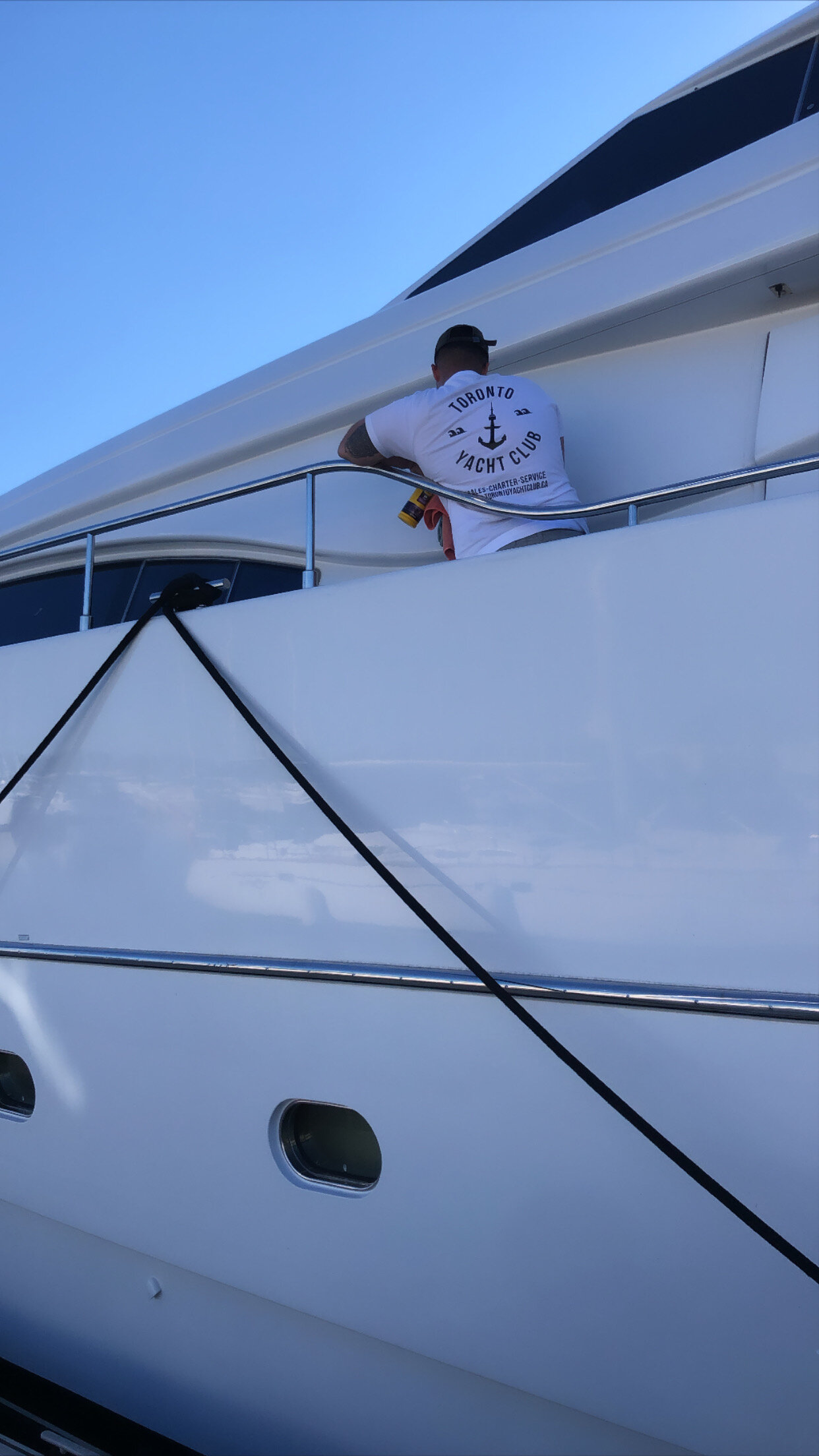 Marine service work