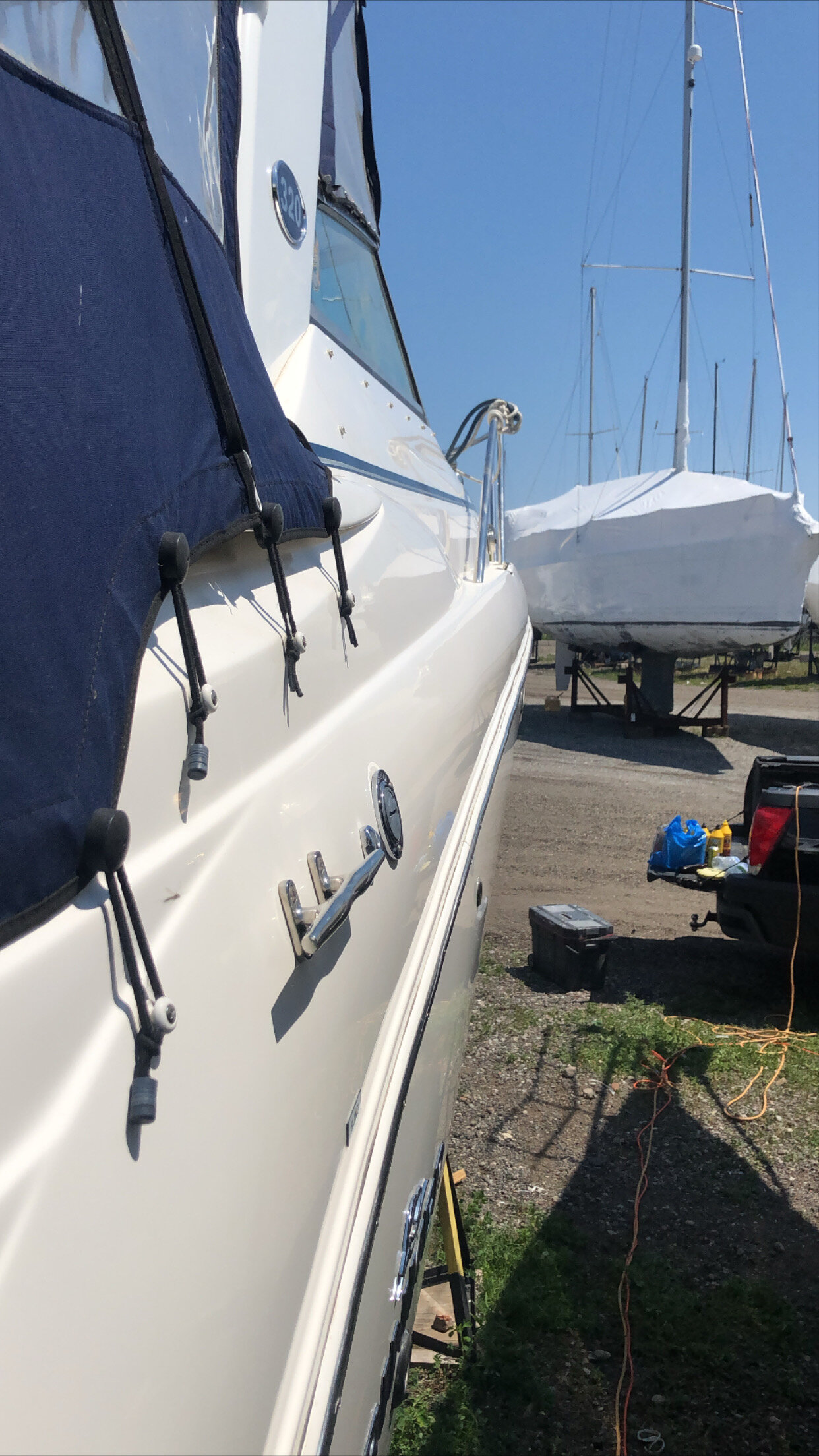 Marine service work