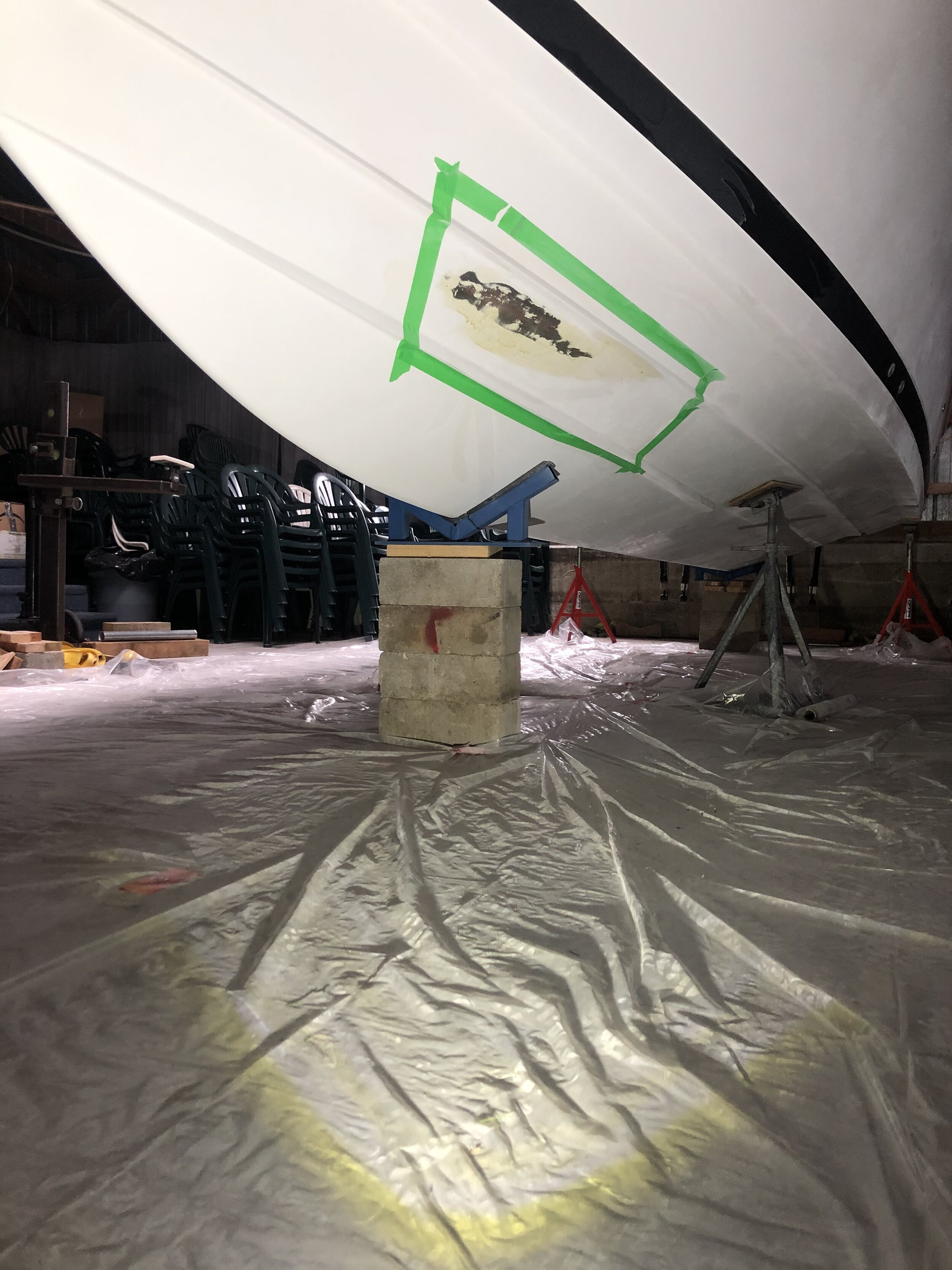Marine service work