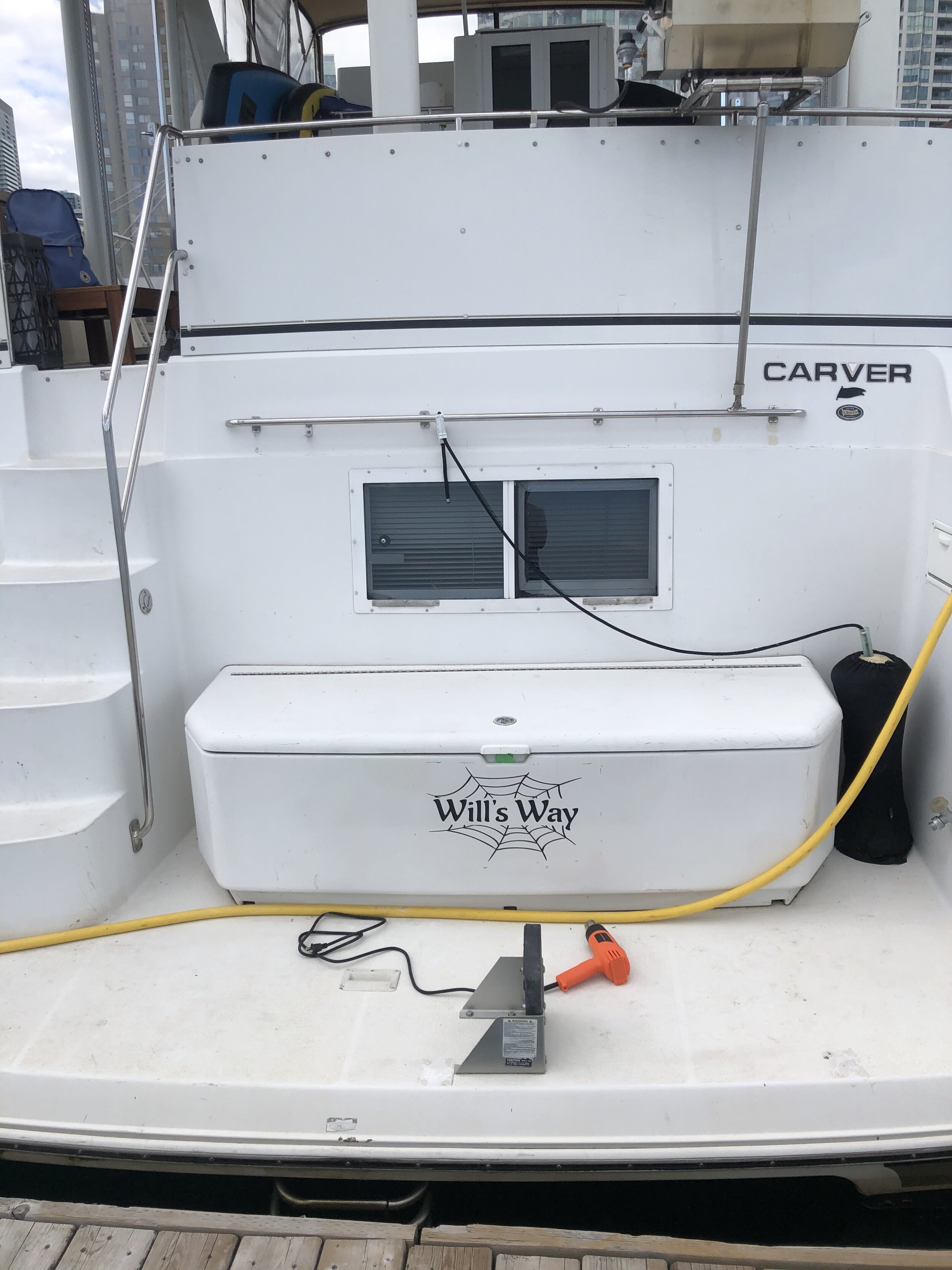 Marine service work