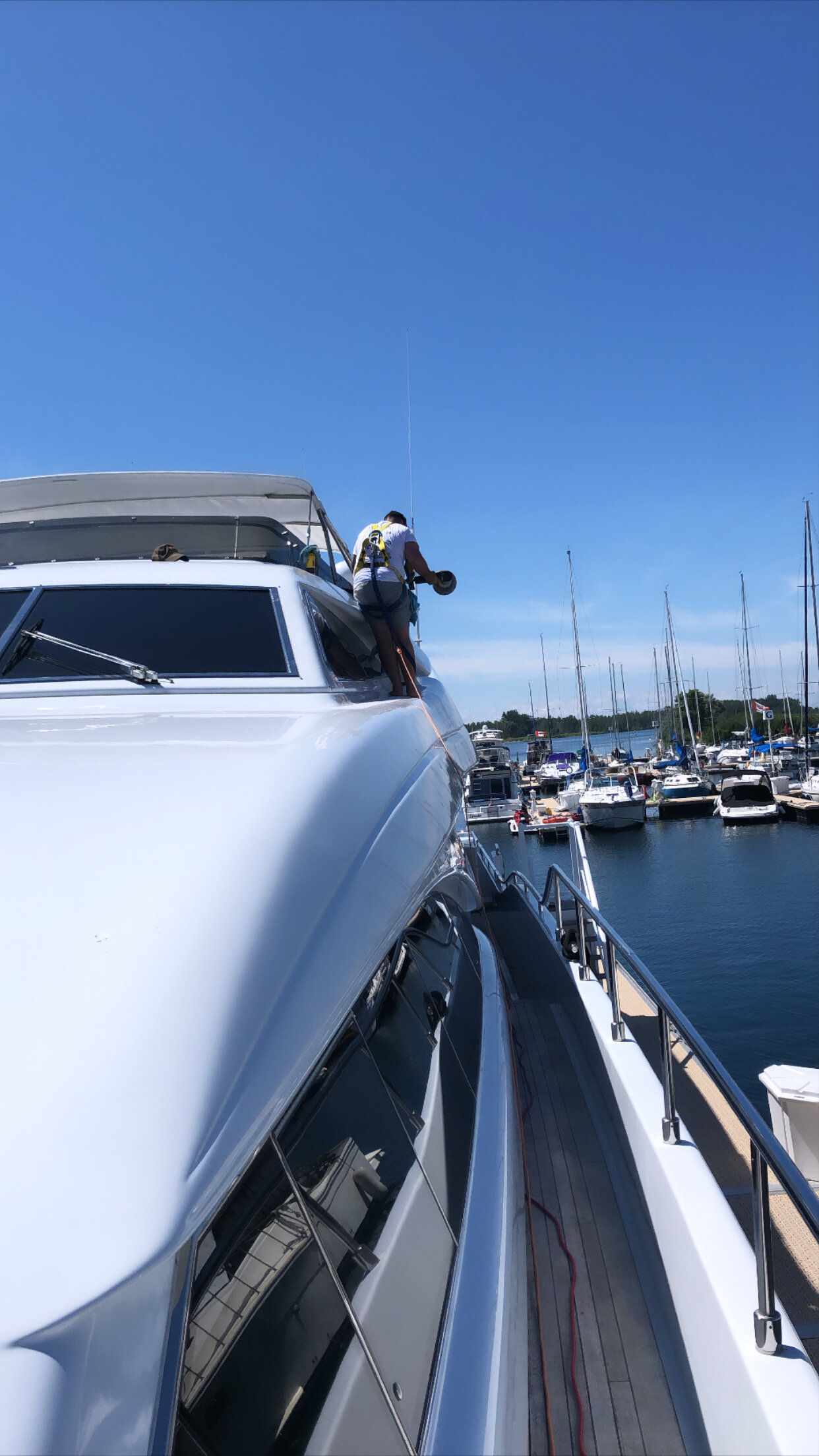 Marine service work